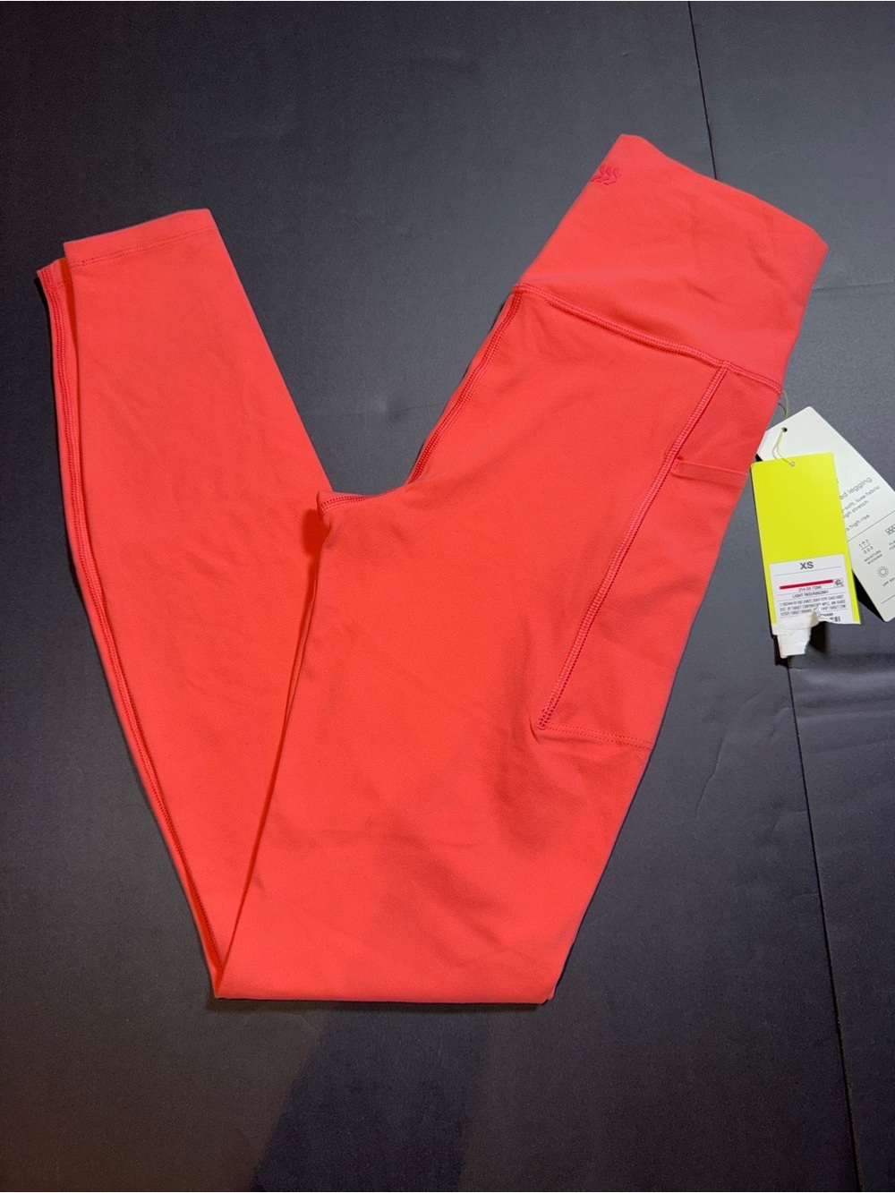 All in Motion Coral Active Leggings with Side Pocket Size XS
